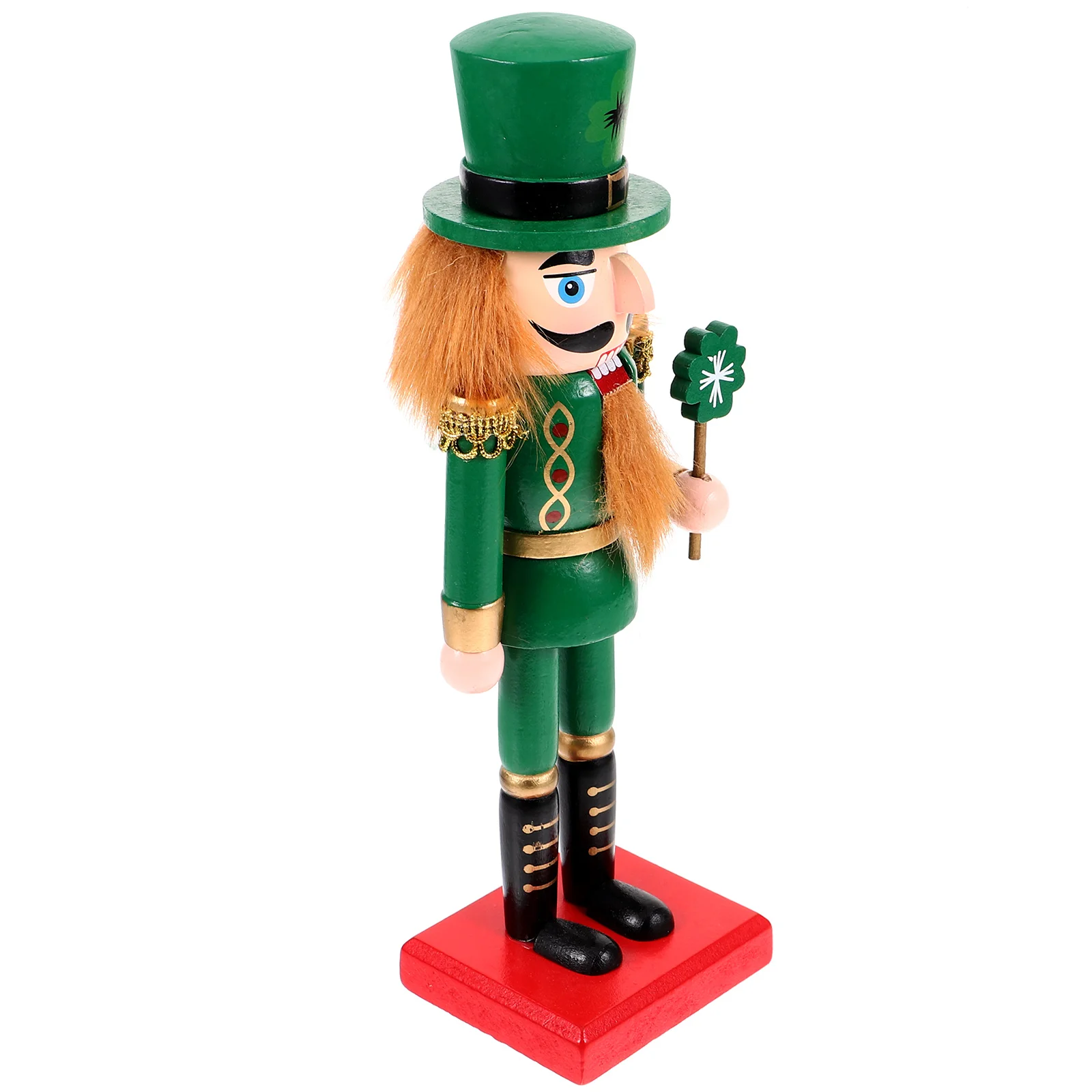 

Kids Toy Nutcracker Wooden Home Decor Decoration Modeling Ornaments Desktop Child