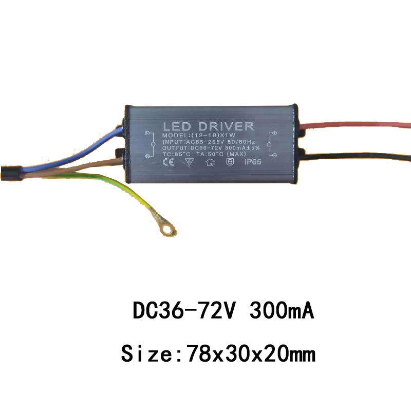 High-Performance Waterproof LED Driver Power Supply for Floodlight DIY Projects