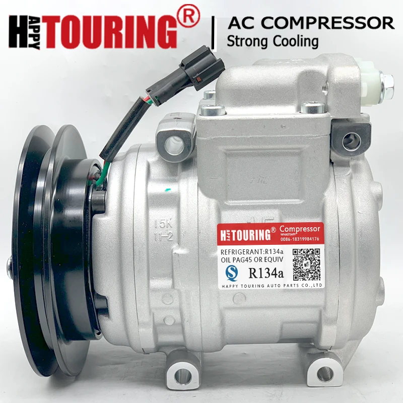 

S7501 AC Compressor for Hyundai Excavator HX220 L HX220 NL 11Q6-90091 11Q690091 12240-38800