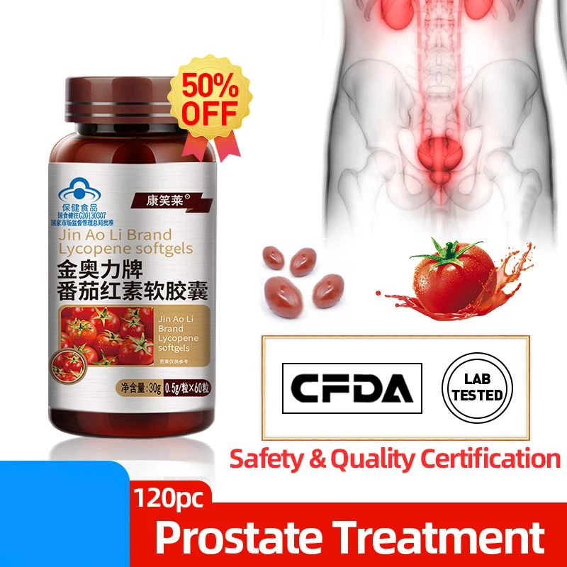Lycopene Capsules Prostate Prostatitis Treatment Capsule Enlarged