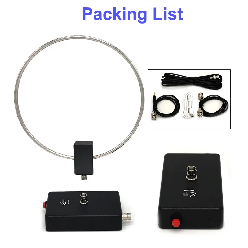 GA-800 다기능 활성 루프 안테나 라디오 단파 중파 안테나 10KHz-159MHz 항공 대역이 있는 고주파