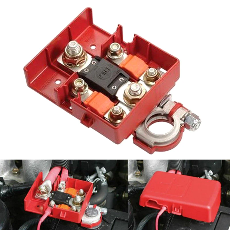 

Car Modification Special Battery Clip Calcium Fuse Technology Three-Way Distribution Battery Clip Automotive Battery Accessories