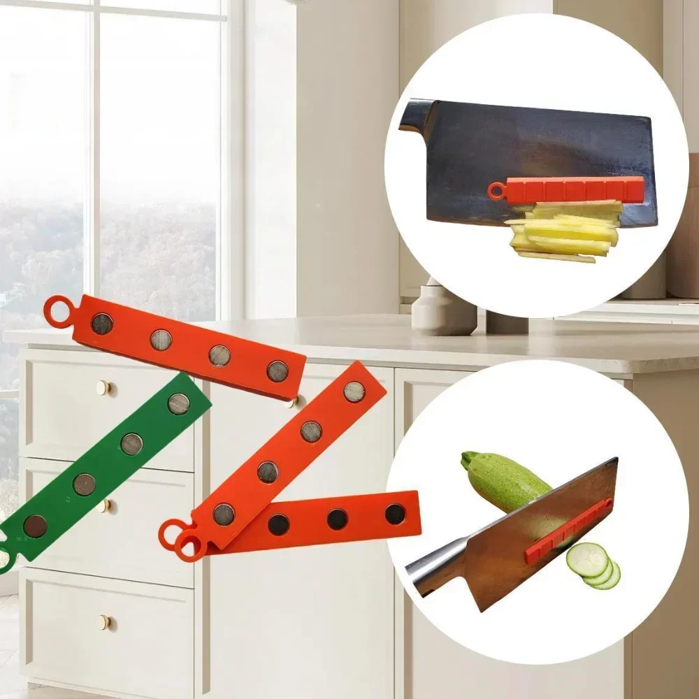 Silicone Vegetable Cutter Non-Stick Cutting Slicer Magnetic Design Cooking Tool Kitchen Accessorie