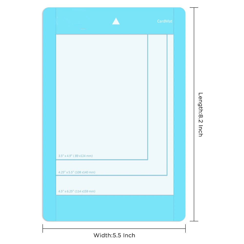 Cutting Mat Card Mat 4.5x6.25 inch Adhesive Durable Craft Sticky for Insert Cards Replacement Accessories for Cricut Joy