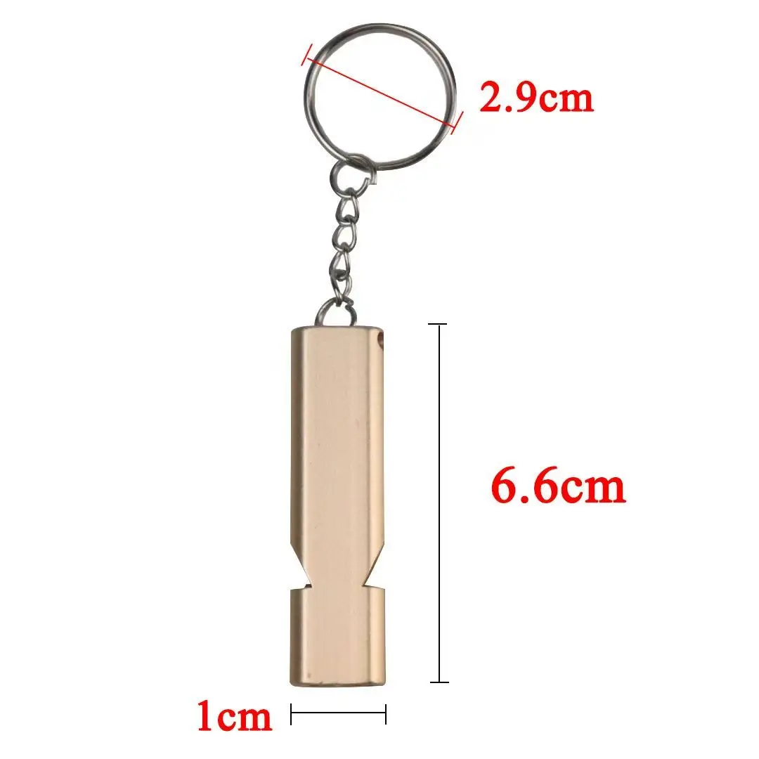 1Pcs Multifunction Survival Whistle Mini 120db Double Pipe High Decibel Whistle Outdoor Camping Hiking Sports Referee Equipment