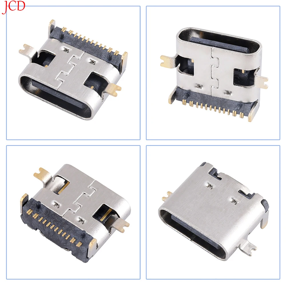 

2/5/10PCS Type-c16p Front and Rear SMT Charging Plug High Current Connector On The TYPE-C 3.1 Board
