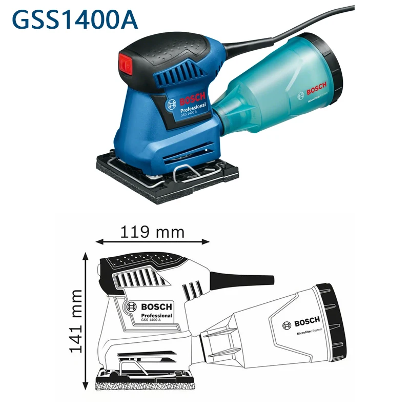 Bosch Gss 1400 / Gss 1400a Flat Sanding 