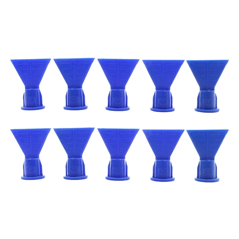 

10 Pcs/Set Cone Nozzle Practical Caulking Nozzle Silicon Sealant Dispenser for Cartridge Caulking Spare Part