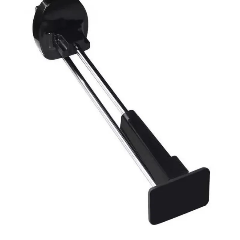 (100 pcs/pack ) black color 250mm retail store slatwall anti-theft locking hook groceries display hook anti lost