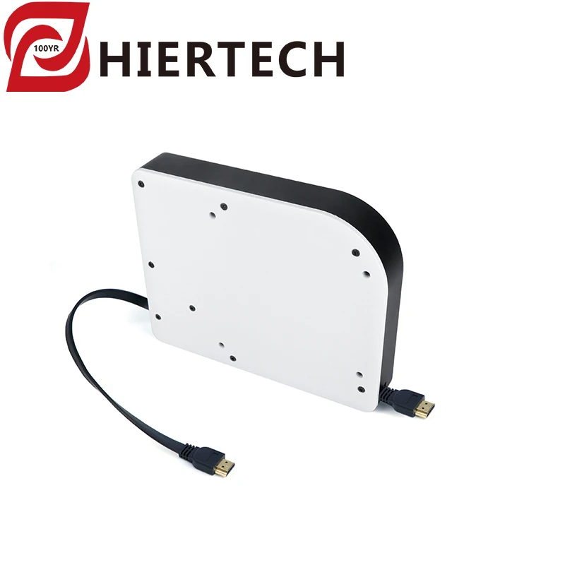 HIERTECH 고화질 4K 자동 수축형 1.95m HDMI 호환 케이블 릴 고정형 끝단 0.2m 사무실 가전제품에 유용