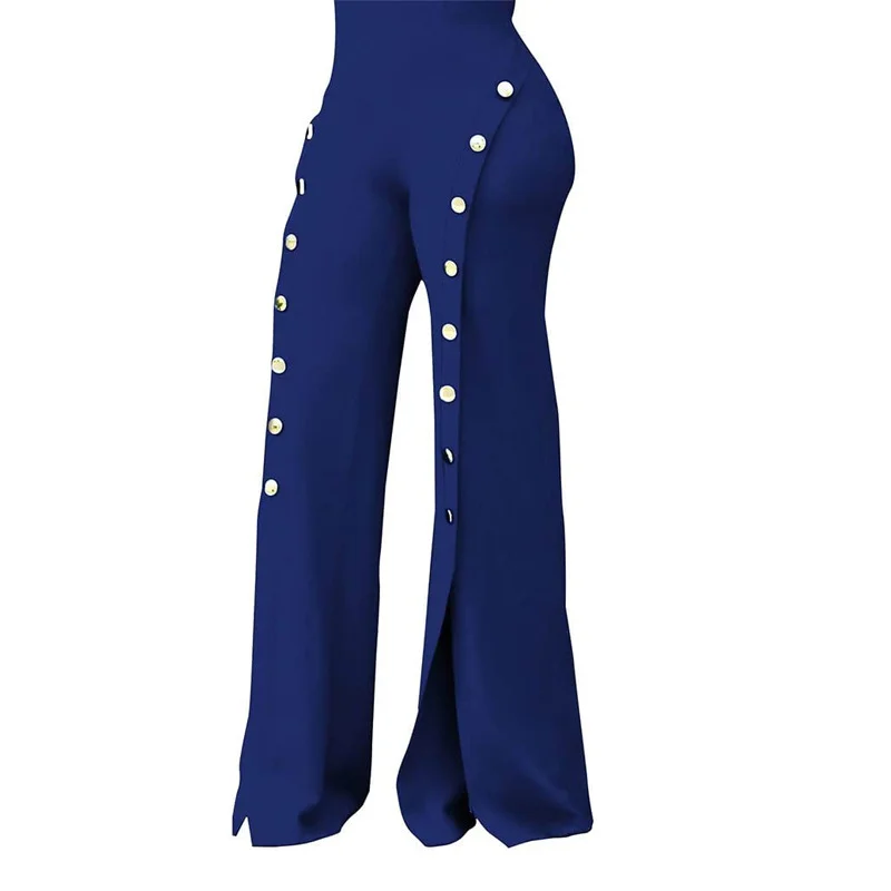 2023 Elegant OL Style Trousers 2023 Summer Women Casual High Waist Party Pantalon Femme Casual Wide Leg Long Pants Streetwear