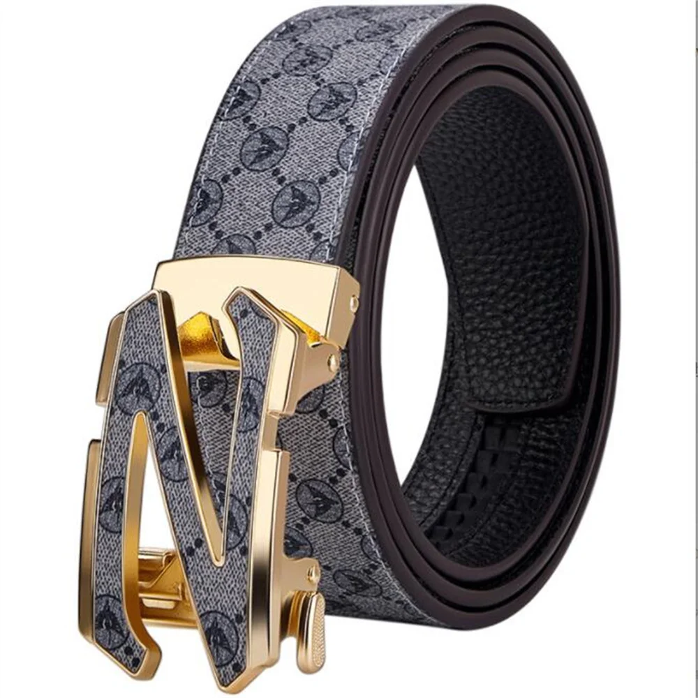 

2023 New vintage belt men's all-in-one belt accessories pvc men's belt