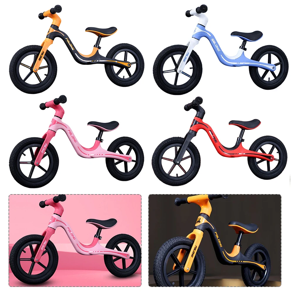 

Children Balance Bike with Adjustable Seat Training Bike Push Bicycle No Pedals Children Bicycle for 2-6 Year Old Boys and Girls