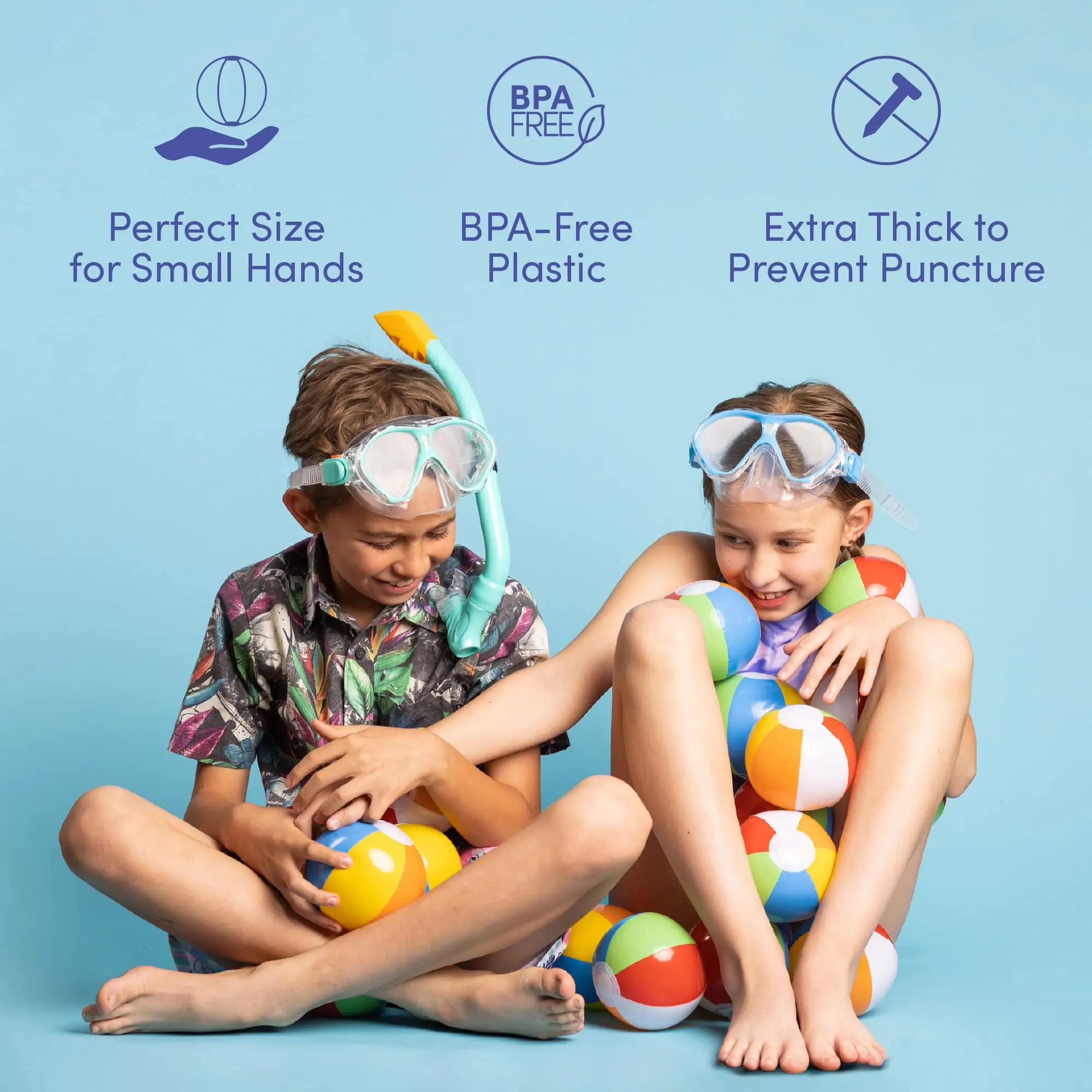 25/50 Mini Beach Balls Bulk-Mini Inflatable Beach Ball, Sport Ball-Rainbow Blow Up Balls for Kids, Sport, Beach, Pool