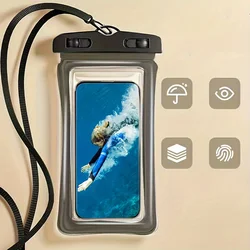 Adventure - Ready Waterproof Phone Case with Floating Airbag - PVC (Black)
