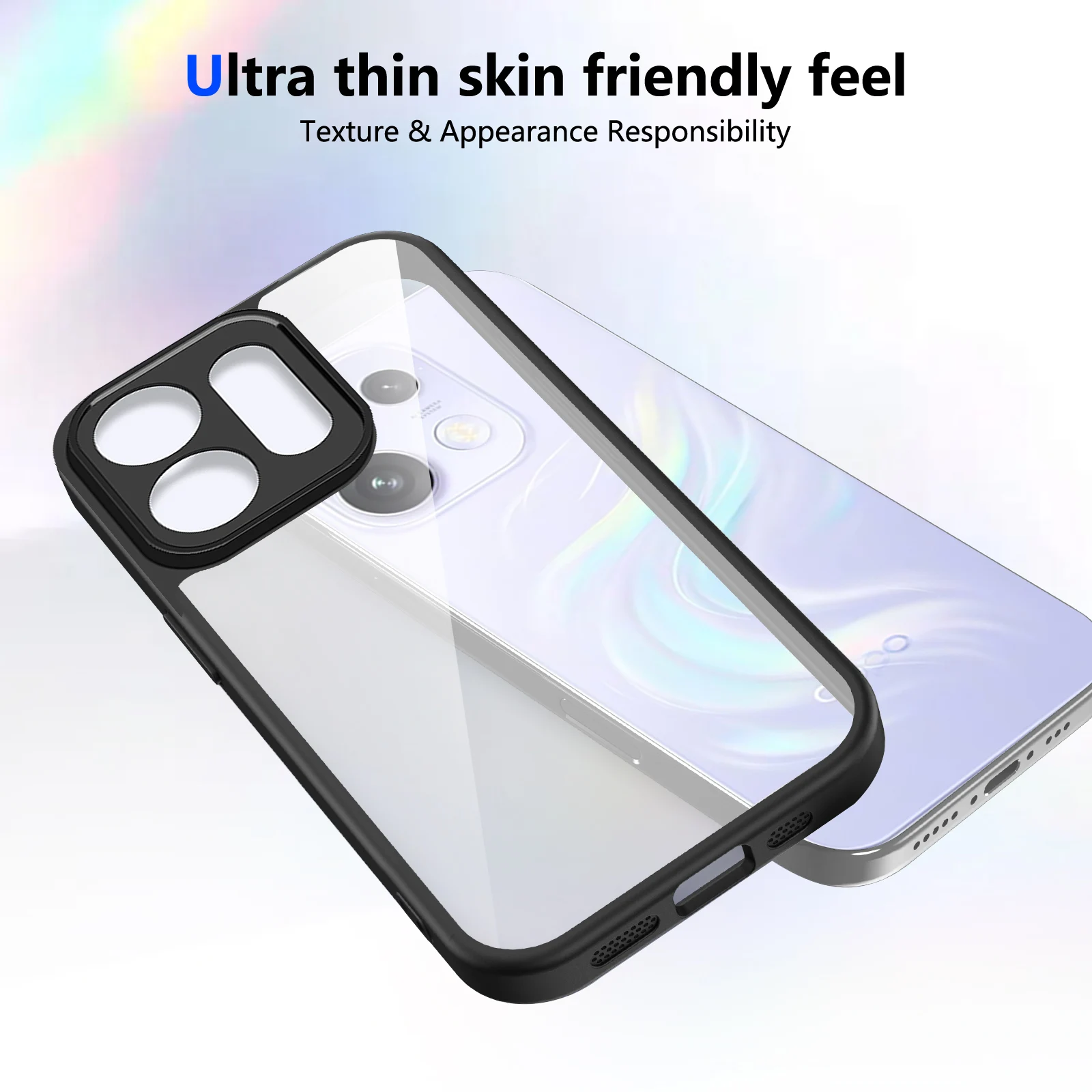 Luxury Transparent Shockproof Bumper Case Cover