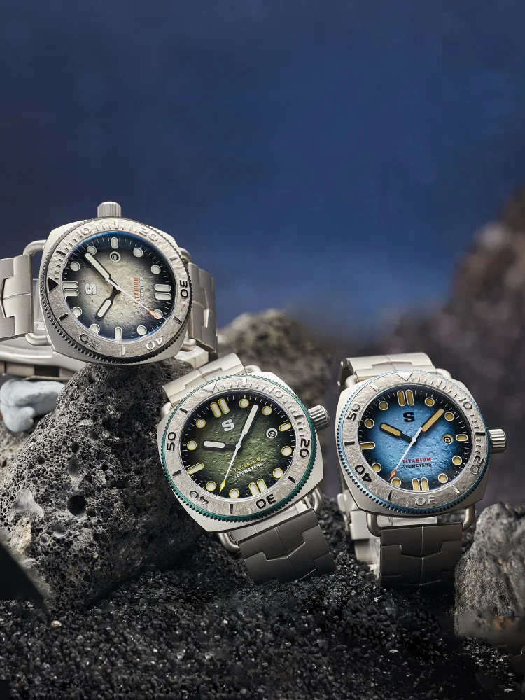 Stalingrad 45mm Premium Titanium Men's Watch 200M Water Resistant Sapphire Ultra-Bright Luminous 8215 Automaticwatches for man 2