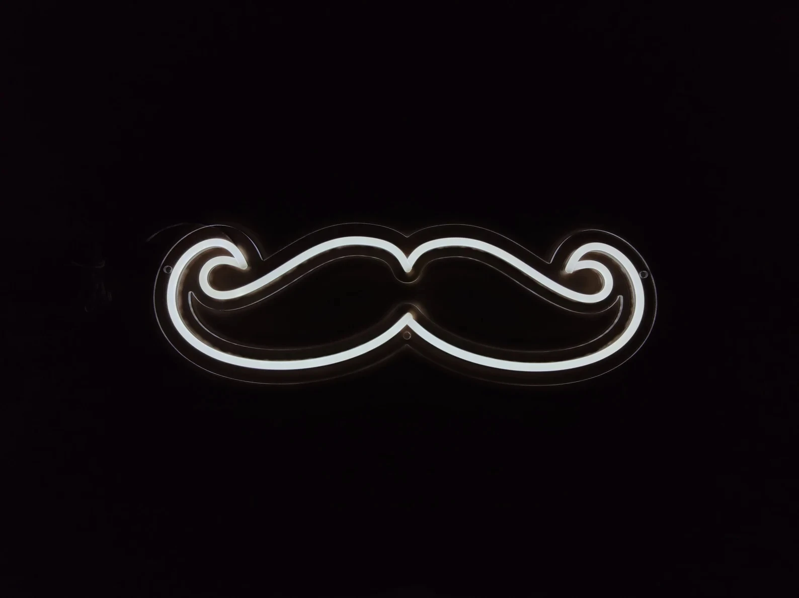 

Mustache Neon Sign USB Powered for Room Decor, LED Neon Light Dimmable Night Lamp Barber Shop Salon Man Cave Wall Art