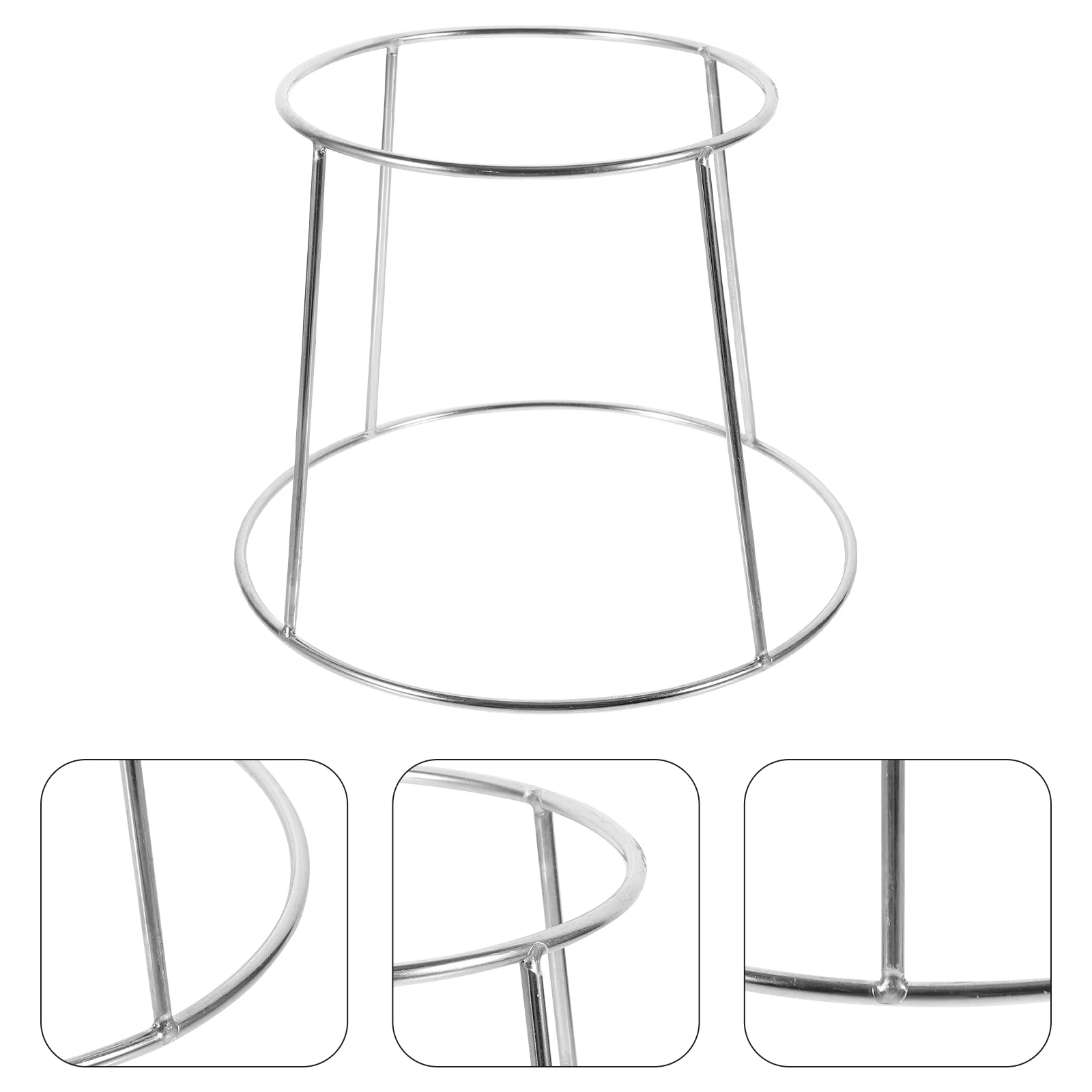 

Metal Pizza Stand Stainless Steel Griddle Display Shelves Household Seafood Rack