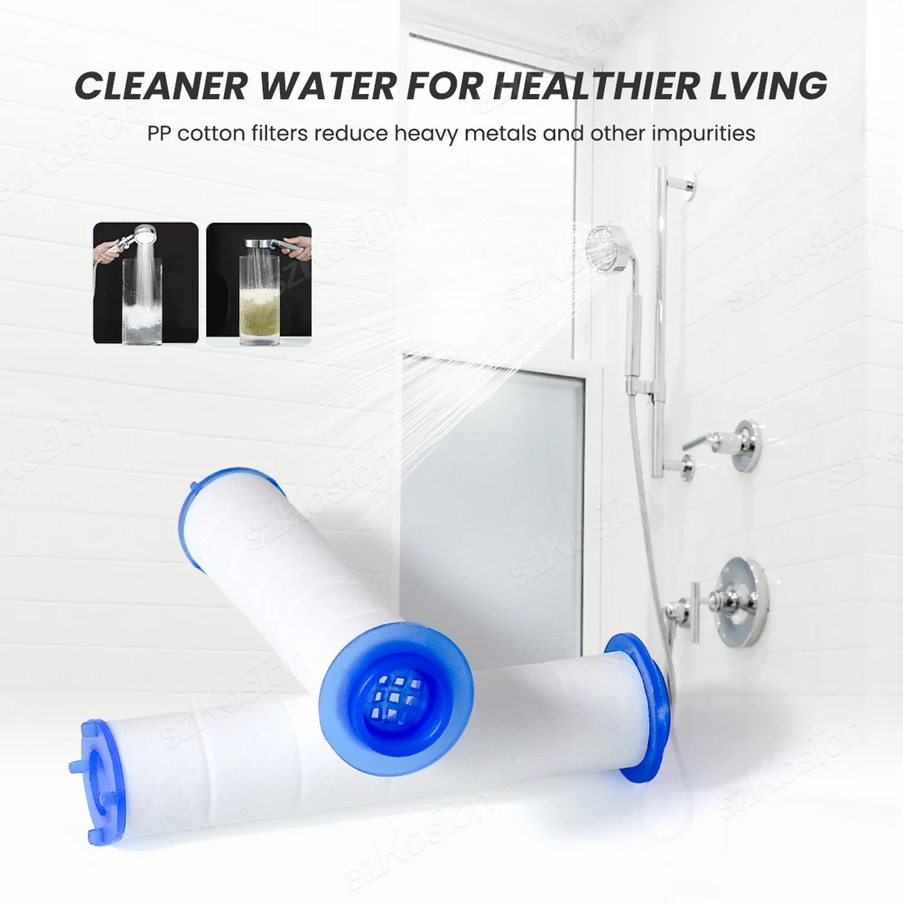 50/10PCS Shower Head Filter Replacement Showerhead Remove Chlorine/Fluoride/Hard Water/Calcario Hygienic Bathroom Accessories 3