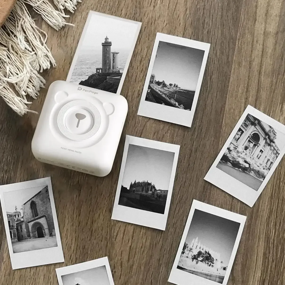 Peripage A6 Thermal Paper Roll Sticker Color Label Transparent Photo Self-Adhesive Paper Print for Papeang Photo Mini Printer