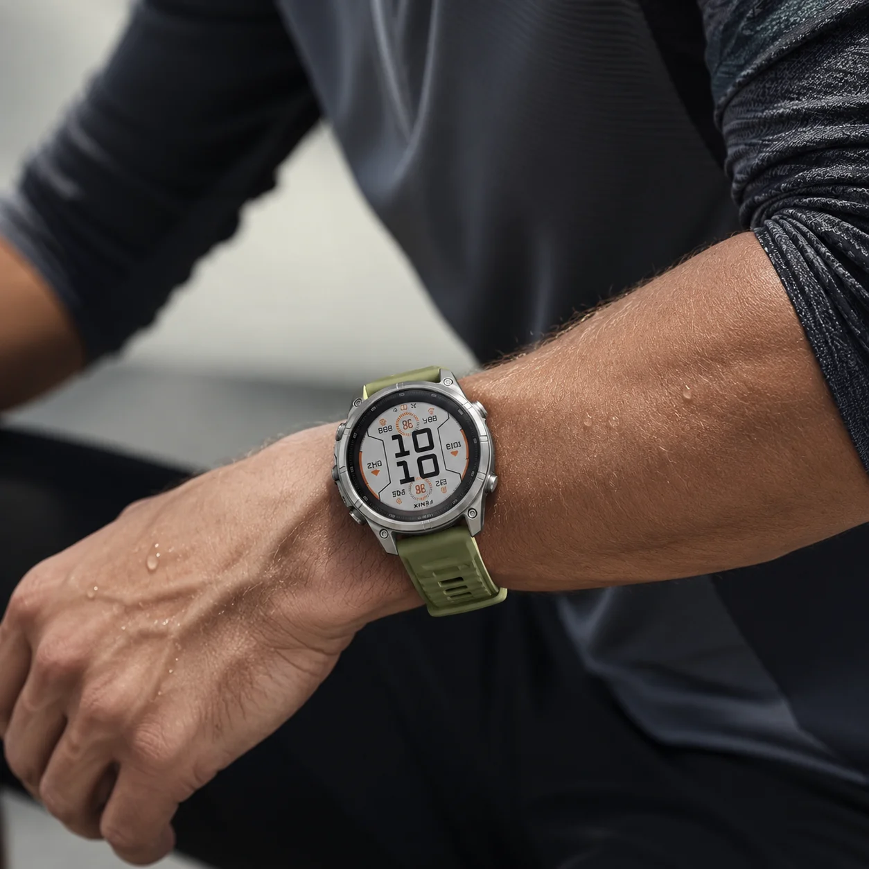 Premium Silicone Sports Strap - Adjustable Replacement Band