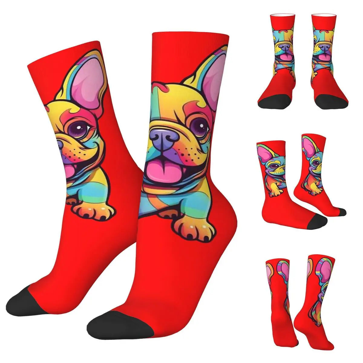 

Non brand,pattern Cute Pets Bulldog Men Women Socks lovely Applicable throughout the year Dressing Gifts