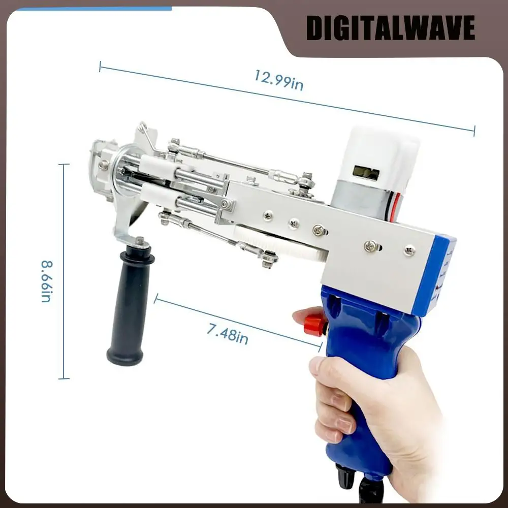 Upgrade 2 In 1 Tufting Gun Both Cut Pile And Loop Pile Electric Carpet