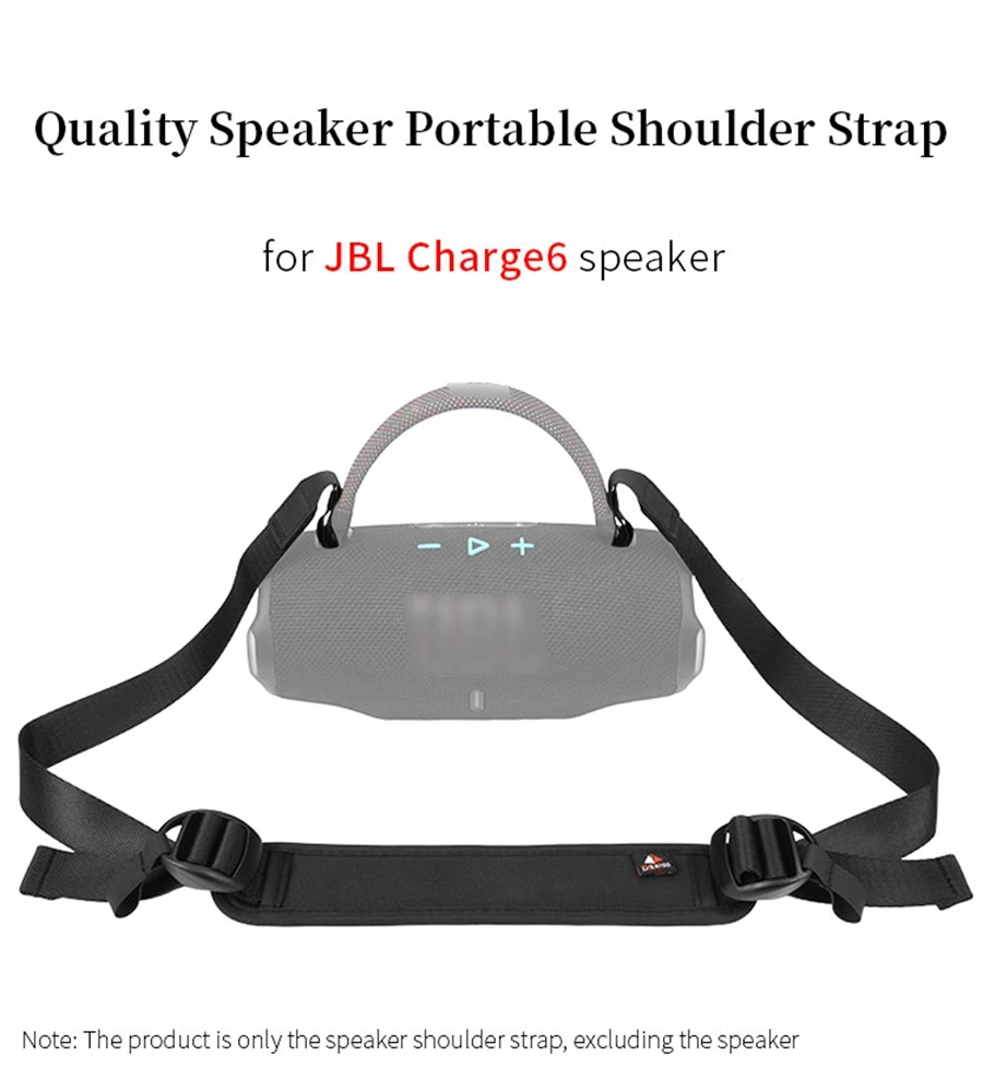 Portable Detachable Shoulder Strap for JBL CHARGE6 Speaker Strap Charge 6 Outdoors Travel Carrying Shoulder Belt
