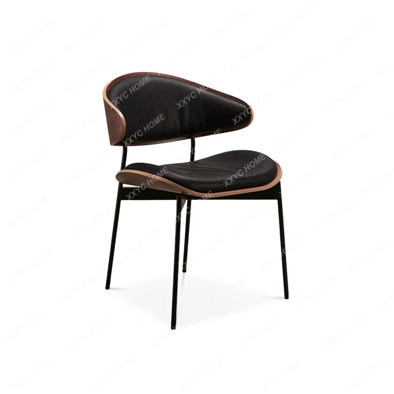 

Nordic Solid Wood Leather Dining Chair/Germany