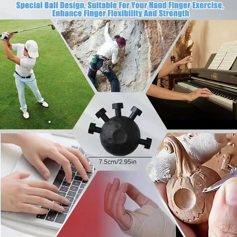 Finger Exerciser Trainer Hand Grip Strengthener Rock Climbing Finger Exerciser Trainers Gripper Exerciser Hand Strength Exercise