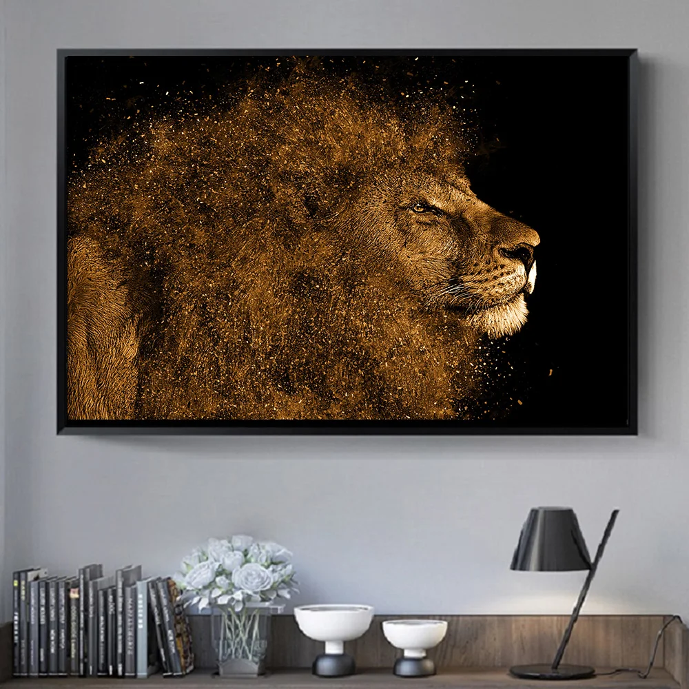 

Animal lion art prints Wall Art Pictures Canvas Painting abstract canvas poster painting decoration for living Gift Home Artwork