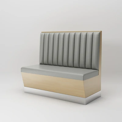 Double Side Fabric Booth para mesa e cadeiras, Restaurante Booth, Cadeira  estofada, Móveis de assento