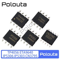 Puce de chargeur de batterie Li ion, 10 pièces, TP4056 ETA9640 CN3795 IP5306 IP5303 SMD, Circuit intégré Arduino Nano, livraison gratuite 