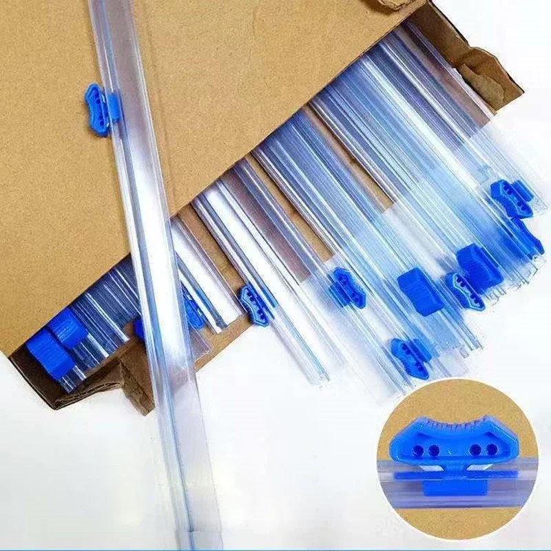 Description Picture 3 of itemAdhesive Plastic Wrap Dispenser Foil Film Cutter Replacements Food Cling Film Cutter Stretch Plastic Cutting Strip Wholesale