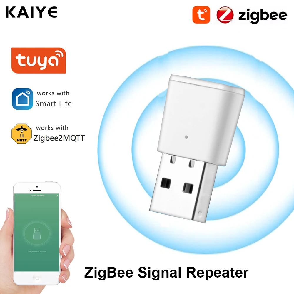 Tuya ZigBee 3.0 Signal Repeater Amplifier USB Extender for Smart Life  ZigBee2MQTT Devices Smart Home Assistant Automation Module - AliExpress