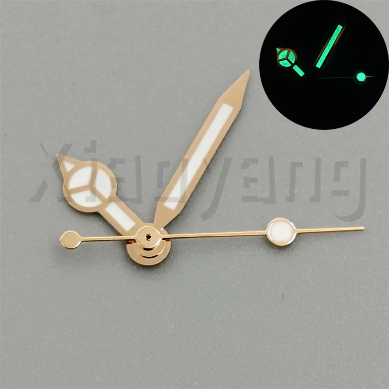 Enhanced Luminous Multi-Colored Watch Hands Set - Silver, Gold, Rose, Black, Blue, Green, Orange, Yellow