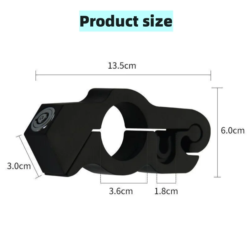 Aluminum Alloy Anti Theft Lock for Motorcycle and Scooter