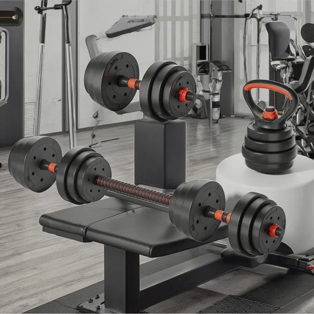 10kg 50kg multifunction home gym dumbbell set custom logo color fitness dumbbell and barbell made of cement 10kg-50kg Multifunction Home Gym Dumbbell Set Custom Logo Color Fitness Dumbbell and Barbell Made of Cement 5