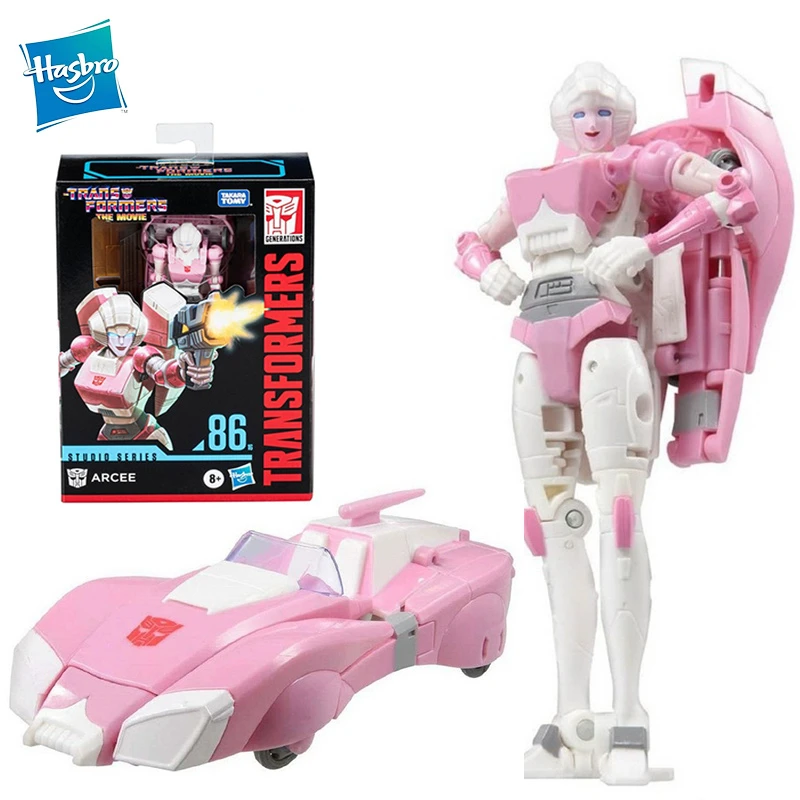 Tablet Transformers Studio Seri Ss86 Arcee 12Cm Deluxe Kelas Asli Action Figure Modello Anak Mainan Koleksi Hadiah Ulang Tahun