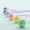 MADDEN Funny Cat Toys Colorful Yarn Balls with Bell Sounding Interactive Chewing Toy for Kitten Stuffed Toy Ball Cat Supplies 2