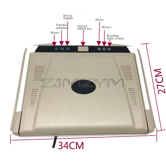 Monitor Auto Da Soffitto 15.6'' - 1080P, MP5, USB, FM, Ribaltabile - Foto 8