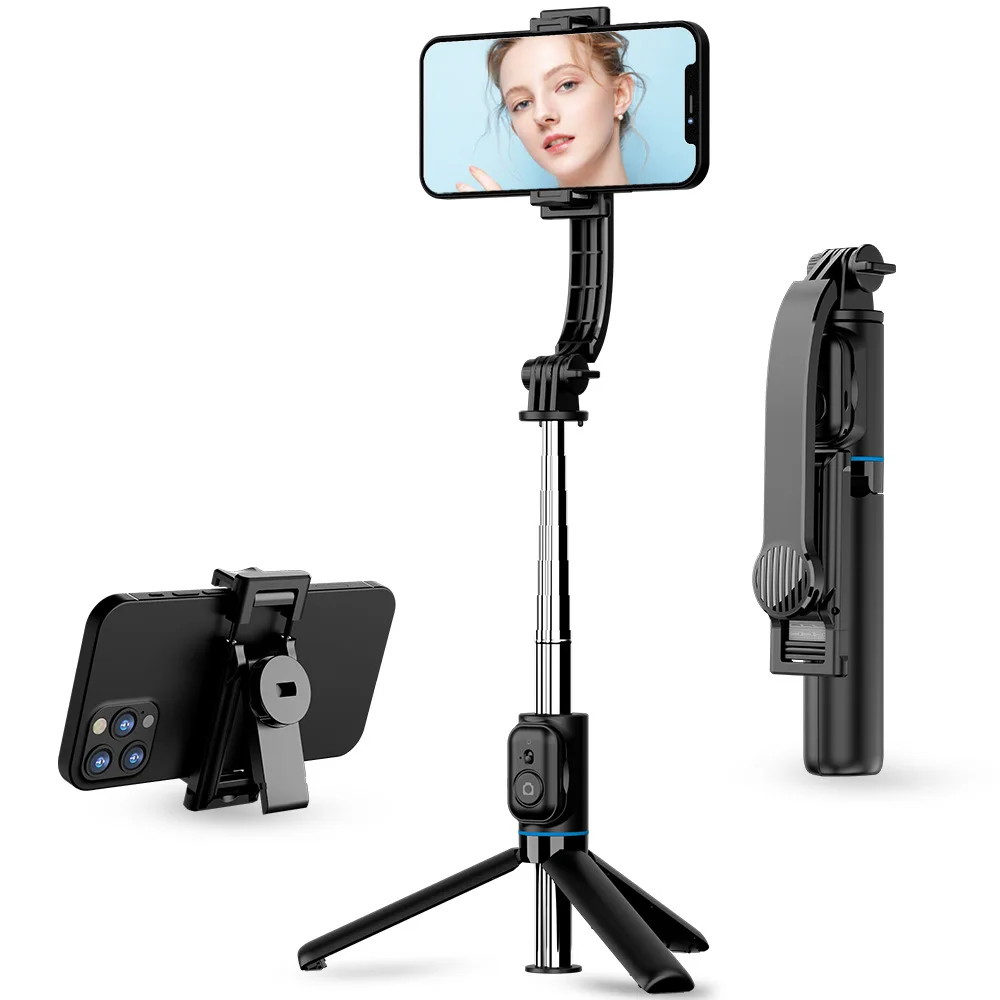 

C01 Gimbal Handheld Stabilizer Tripod Bluetooth Remote Control Anti Shake Folding Portable Selfie Stick Mobile Phone For iPhone