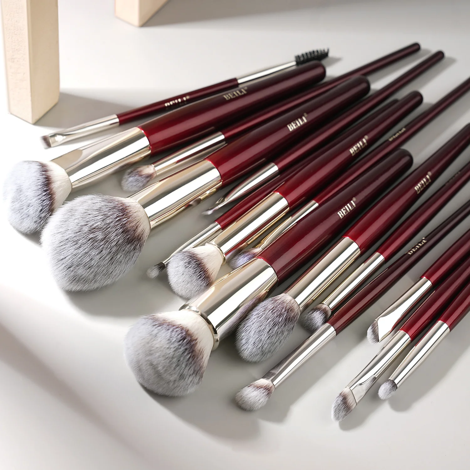 Makeup brush set BEILI Makeup Brush Set 8/9/15/30 Pcs Powder Foundation Concealer Blush Eyeshadow Eyebrow Kakubi Brushes Beauty Tool