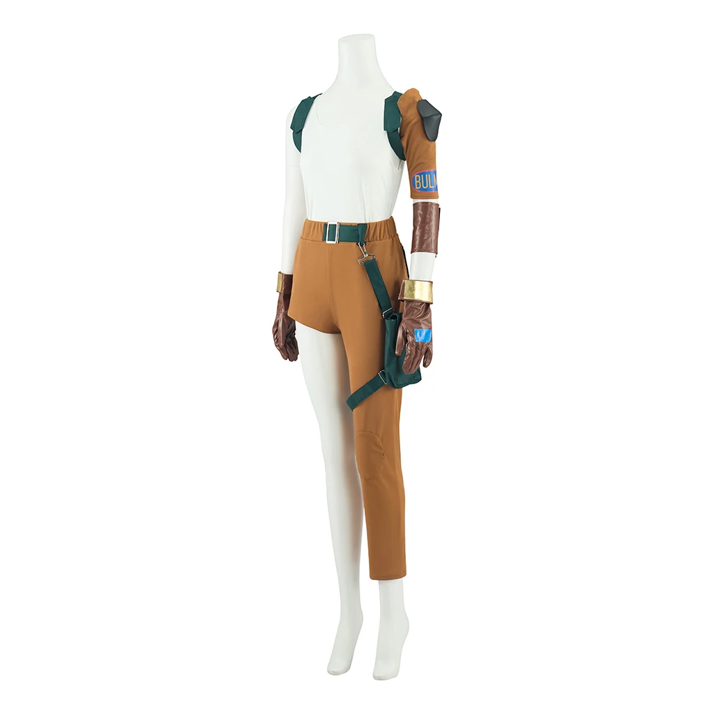 Dragon Ball Bulma Scientist Cosplay Costume for Women (Unofficial)
