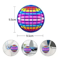 Flying Ball Boomerang Spinner Toys Hand Control Drone 360° Rotating Mini UFO With LED Lights for Children Funny Birthday Gifts 2