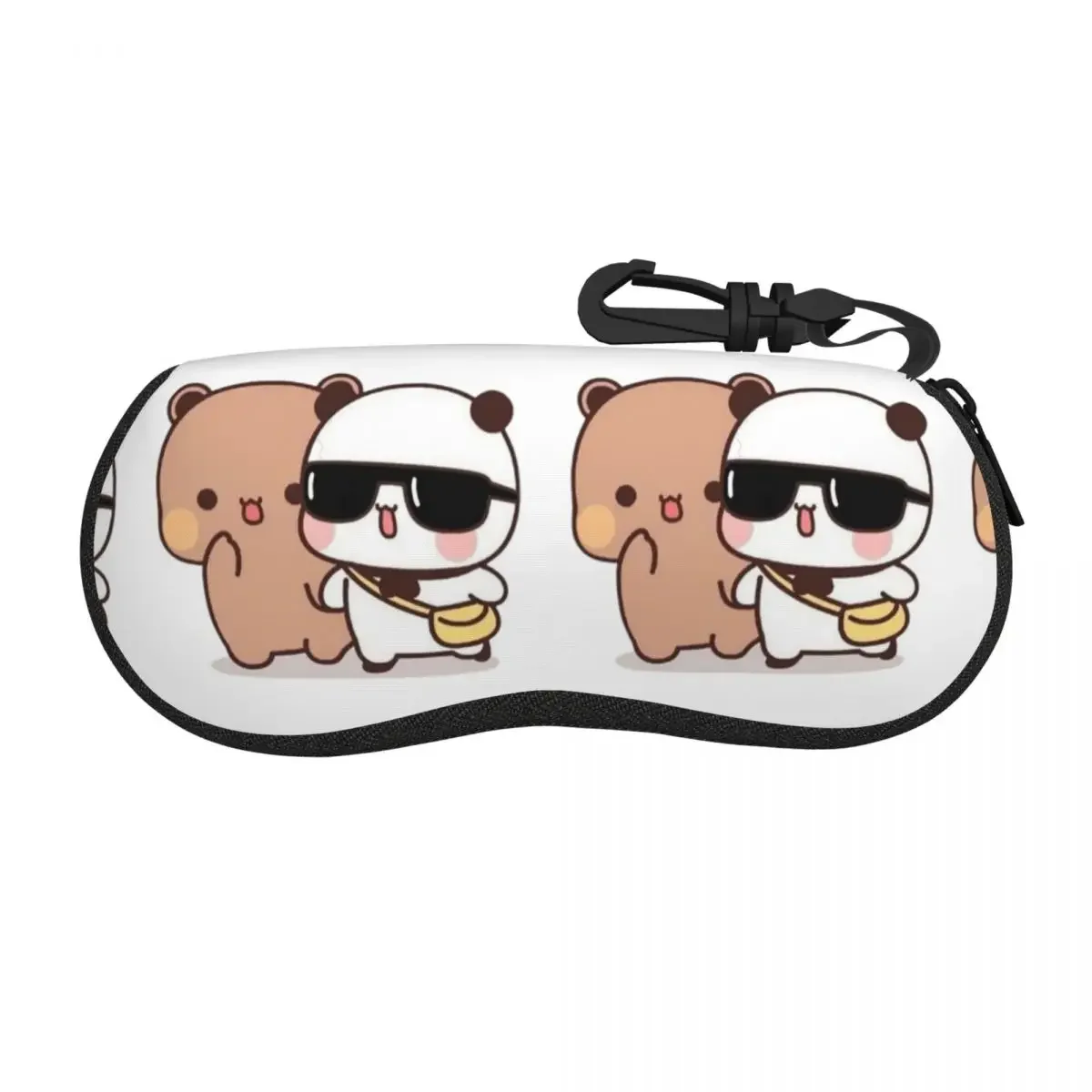 Peach And Goma Bubu Dudu Balloon Shell Glasses Case Portable Sunglasses Box Women Men Soft Eyeglass Bag Pouch