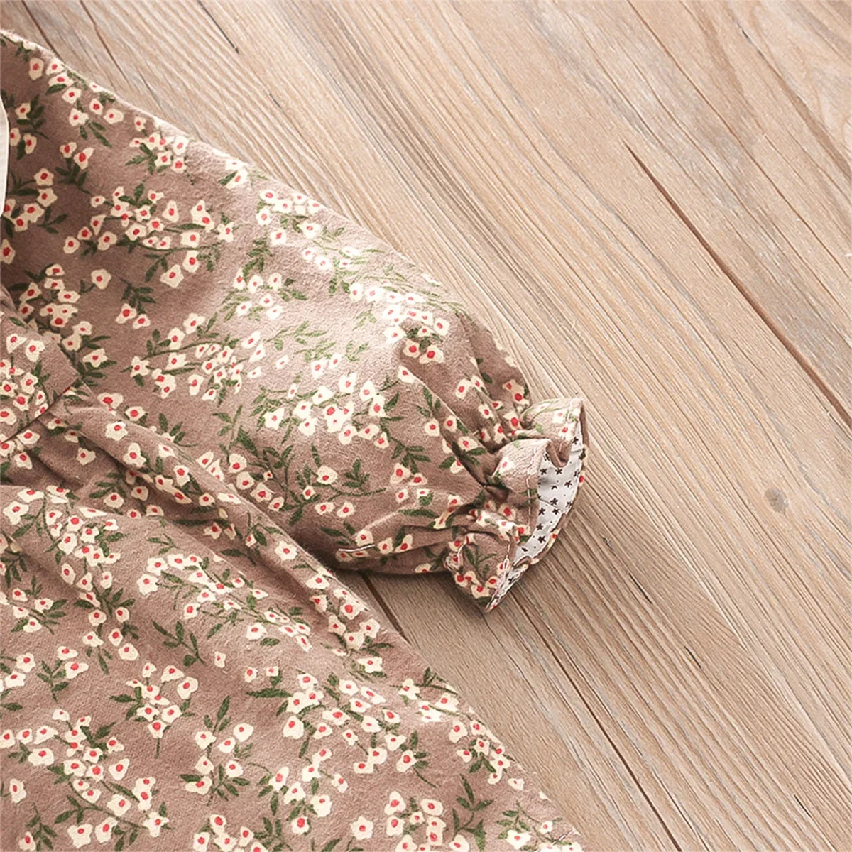 Fall Winter New Girls' Dress Floral Full Camp Bow - Uniqwear