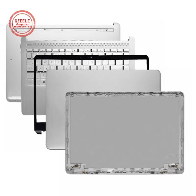 para hp 14-dq 14-dr 14s-dr 14s-fr 14s-fq Tpn-q221 Q242 Lcd Capa Traseira Lcd Capa Superior Palmrest Capa Inferior Escudo Novo
