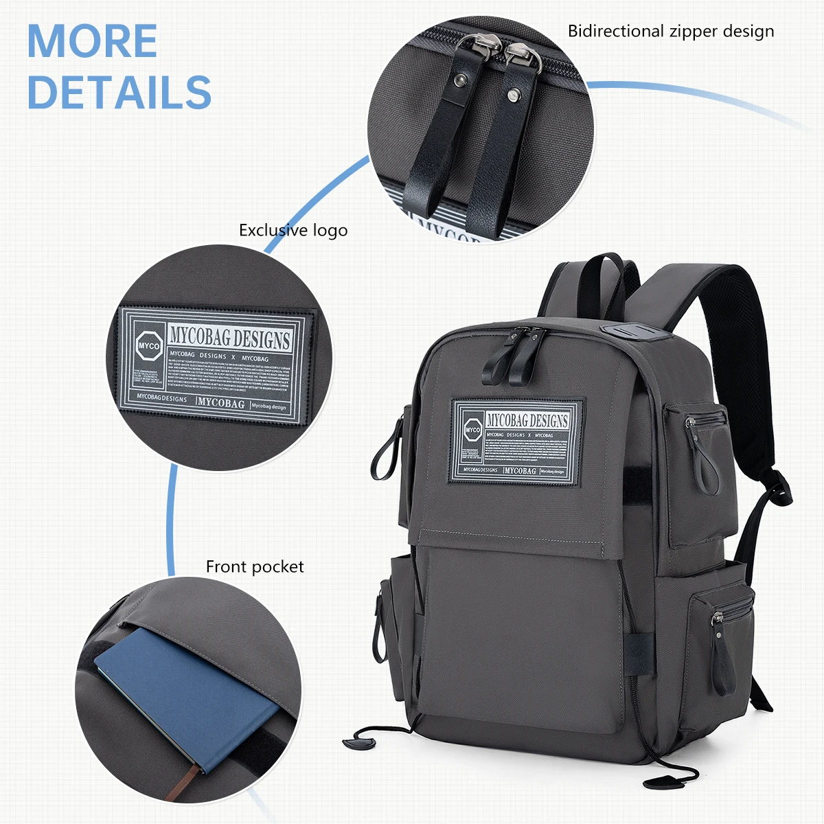 Backpack Women's Outdoor Hiking and Mountaineering Backpack 2024 New Computer Bag Mountain Climbing Travel Commuting Men's School Bag